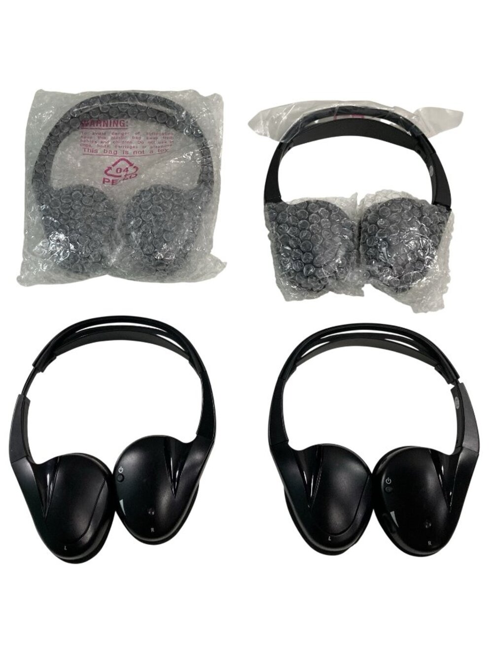 Cadillac Escalade Wireless Headphone Lot Dual Channel Black Replacement Part